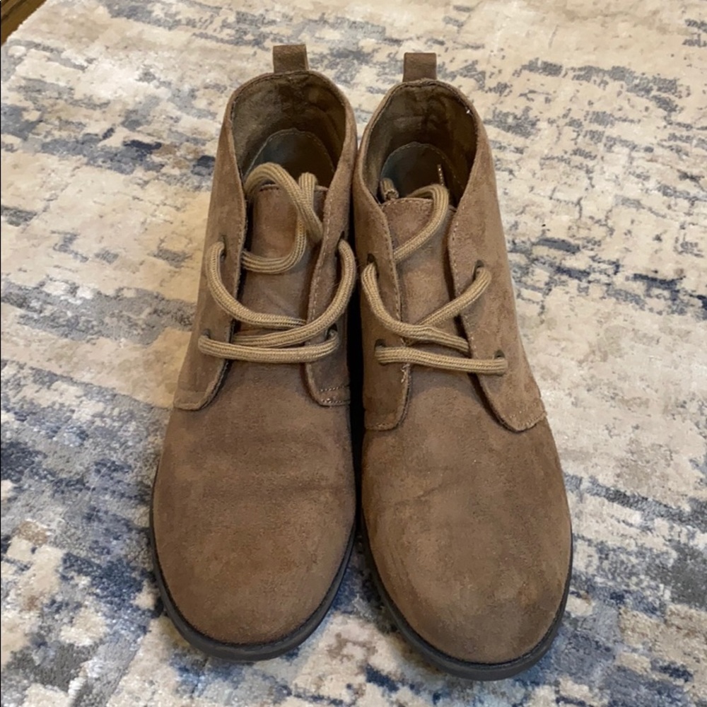 Suede Booties